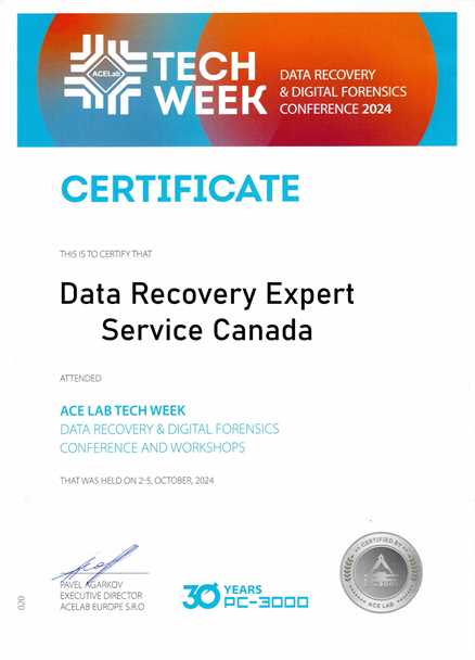 ACE Data Recovery Training and forensic summit 2024